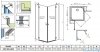 Radaway Torrenta KDD kabina prysznicowa 80x80 przejrzyste 132262-01-01